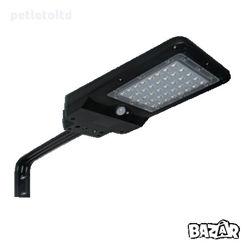 Соларен уличен LED осветител сас сензор 40 W LED IP 65 (промишлено осветление)  без ел.захранване, снимка 1 - Други стоки за животни - 30919800