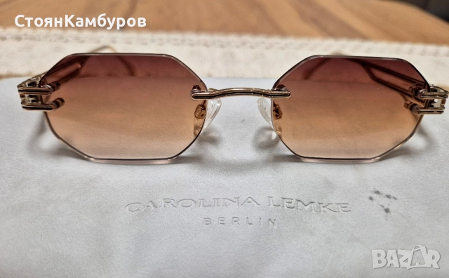 Слънчеви Очила Carolina Lemke , снимка 6 - Слънчеви и диоптрични очила - 51748105