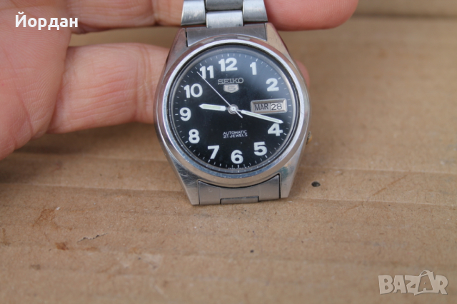 Мъжки часовник ''Seiko 5" автоматик, снимка 2 - Мъжки - 44638995