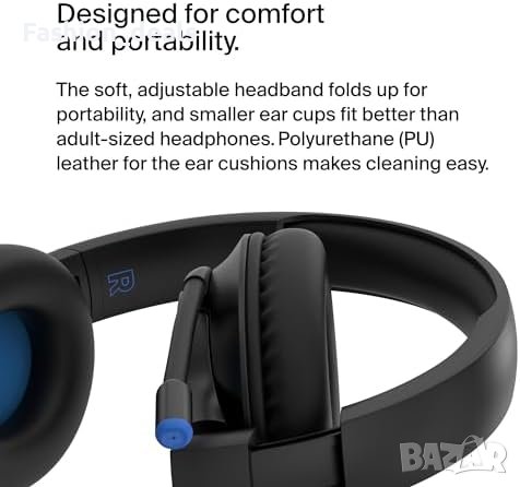 Нови Belkin SoundForm Детски Слушалки Bluetooth 5.2 с Микрофон, снимка 3 - Bluetooth слушалки - 42779070
