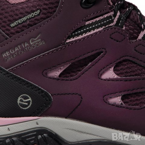 Дамски обувки Regatta Holcombe Burgundy Mid, снимка 7 - Дамски боти - 38835203