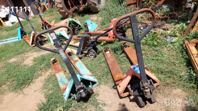 Палетна  количка работеща , снимка 7 - Индустриална техника - 37676133