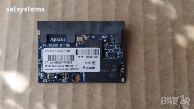 3бр.Apacer SSD 16GB MLC SATA Module Solid State Drive Half Slim