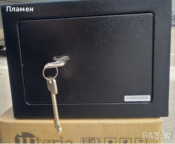 механичен трезор сейф, касa с ключ NEXTOOL външни размери 230х170х170м, снимка 2 - Други стоки за дома - 43840244