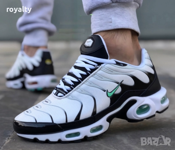Nike Air Max TN Цвят Черно и Бяло мъжки маратонки , снимка 4 - Маратонки - 51626402