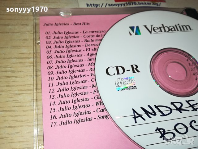 JULIO IGLESIAS & ANDREA BOCHELLI CD X2 0111231637, снимка 18 - CD дискове - 42811377