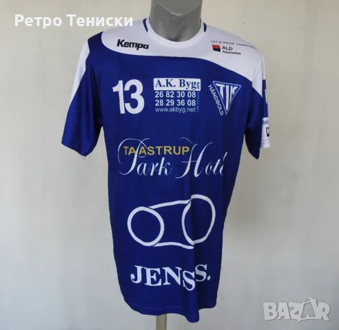 Тениска (Handball Activewear #13) Kempa — Мъже размер L Синьо