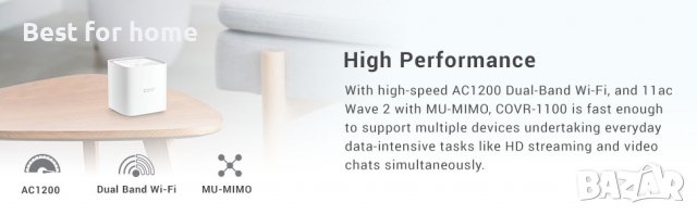 D-Link COVR 1103, AC1200 двулентова мрежова Wi-Fi система за цял дом, снимка 7 - Рутери - 39105630