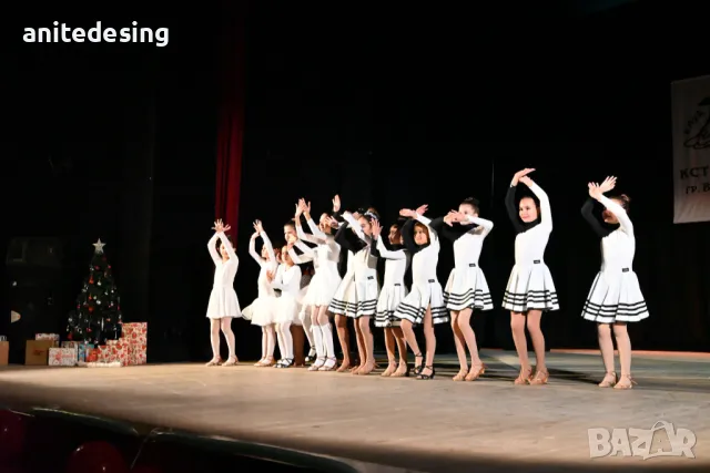 Черно бяла рокля за спортни танци, снимка 12 - Детски рокли и поли - 49060407