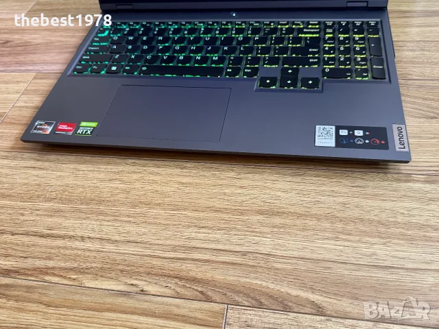16`Legion Pro 5`Ryzen 7 5800H/RTX 3070/32GB RAM/512GB SSD/2.5k 165Hz/Батерия 96%, снимка 4 - Лаптопи за игри - 55715117