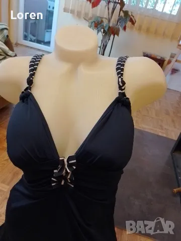 Морска рокля с панделки , снимка 4 - Рокли - 47968264