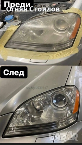Възстановяване на Автомобилни Фарове , снимка 4 - Автомобили и джипове - 53051387