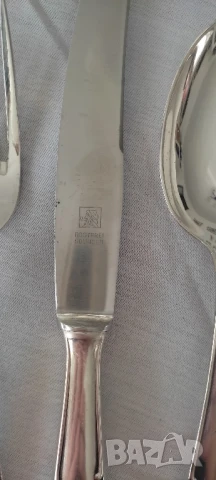 Комплект 18 броя посребрени прибори за хранене* SOLINGEN 100*, снимка 4 - Прибори за хранене, готвене и сервиране - 51058642