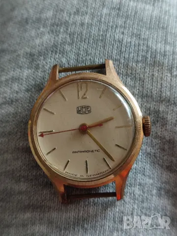 ретро часовник umf ruhla ddr около 1960 1965, снимка 2 - Антикварни и старинни предмети - 48674452