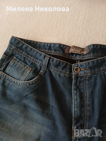 Мъжки дънки ватирани XXL, снимка 2 - Дънки - 53141907