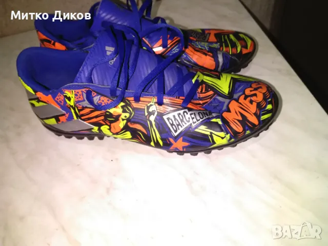 Adidas Nemeziz Messi 19.3 FG футболни бутонки нови №42,5 стелка 27см UK8,5 US-9, снимка 6 - Футбол - 48592354