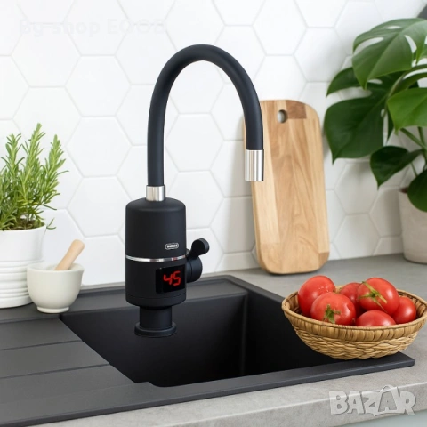 Нагревател за вода Rosberg, За плот или Стена, Гъвкав силиконов маркуч, Черен, снимка 3 - Бойлери - 54053361