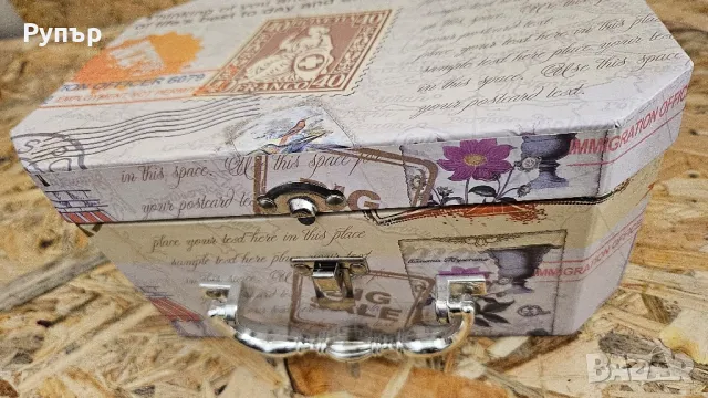 Винтидж кутия за бижута, снимка 8 - Други - 49344018