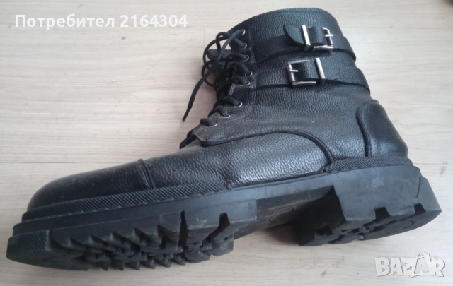 Мъжки Боти от Естествена Кожа - 46, снимка 3 - Мъжки боти - 54364086