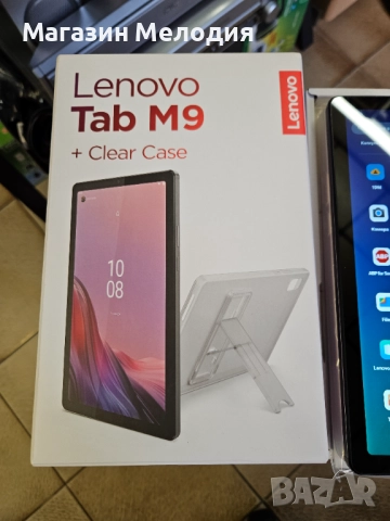 НОВ! 9" таблет Lenovo Tab M9 RAM 4GB Памет 64GB Има остатъчна гаранция. Пълент комплект - кутия, кни, снимка 3 - Таблети - 52691950
