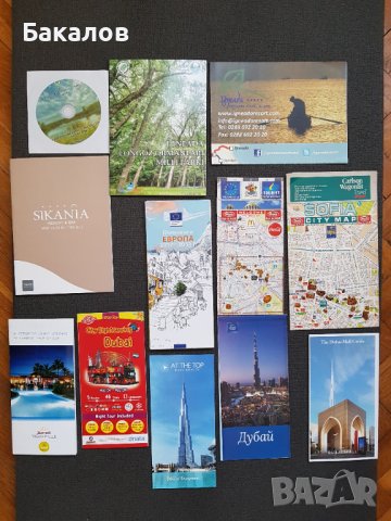 Колекционерски картички, диплянки, албуми, карти, рекламни материали, снимка 12 - Антикварни и старинни предмети - 38340721