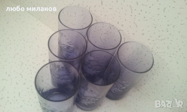 Стъклени чаши Кока Кола от един цвят прозрачно сини 6 бр, снимка 7 - Колекции - 39408798