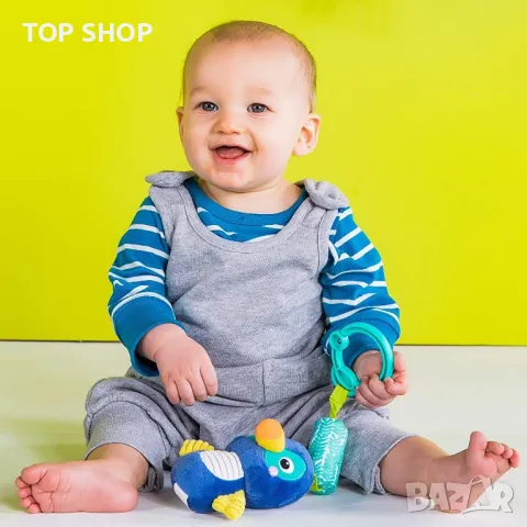 Мека играчка за новородено- тукан, снимка 3 - Плюшени играчки - 48514471