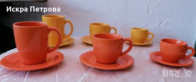 Чаши керамика за кафе, чай и капучино Румъния, снимка 5 - Сервизи - 37559293