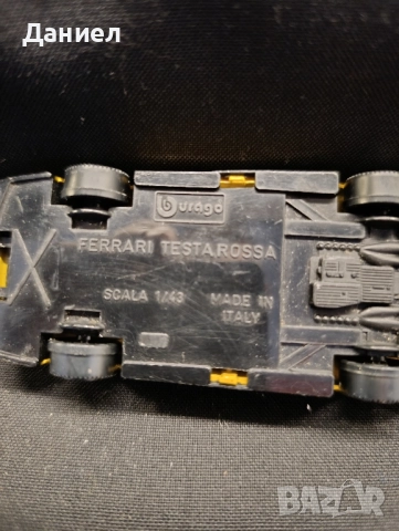 Количка Burago Ferrari TestaRossa , снимка 3 - Колекции - 52021454