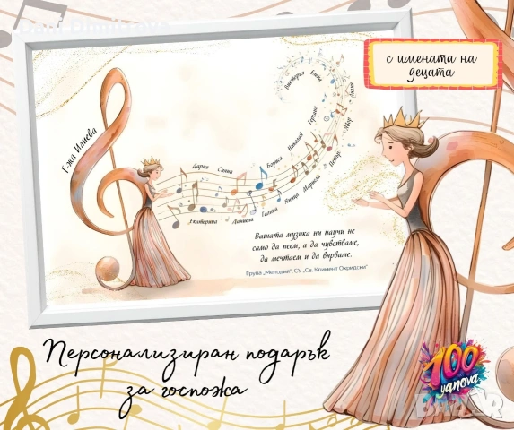 ПОДАРЪК ЗА ГОСПОЖА- УЧИТЕЛКА - УЧИЛИЩЕ, ДЕТСКА ГРАДИНА , снимка 3 - Картини - 54335771