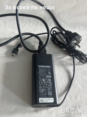 Оригинално зарядно за лаптоп DELL 65W, USB-C , Type C, снимка 5 - Кабели и адаптери - 55850728