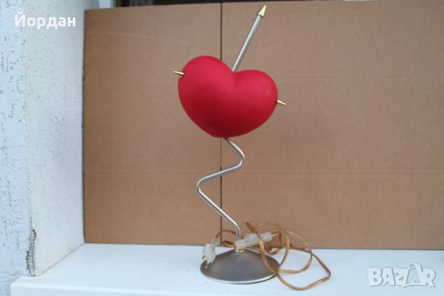 Немска лампа метал и стъкло