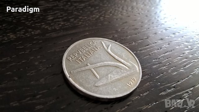 Монета - Италия - 10 лири | 1979г., снимка 2 - Нумизматика и бонистика - 29632865