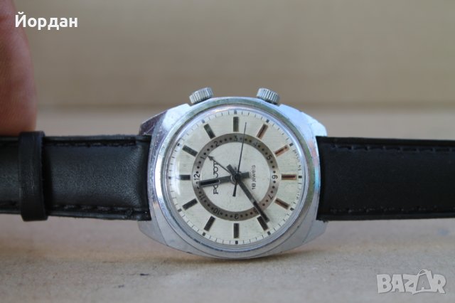 СССР мъжки часовник ''Полет'' ''Звънец'', снимка 6 - Мъжки - 42462117