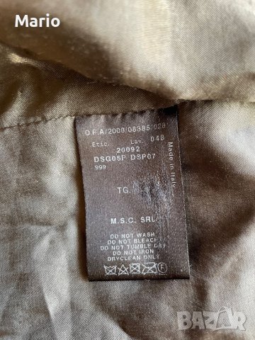 Giorgio Armani кожено яке L, снимка 6 - Якета - 42054497