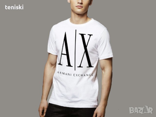 Тениски ARMANI принт 8 модела, снимка 5 - Тениски - 30654359