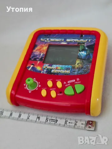 Ретро джобна електронна игра Cyber Shoot , снимка 6 - Електрически играчки - 56426563