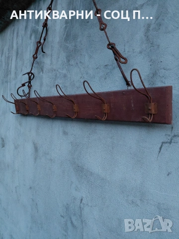 Соц Стара Дървена Закачалка. НОМЕР 724.