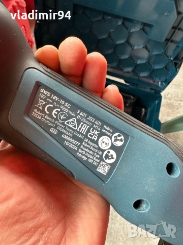 Bosch GWS 18V-10 SC, снимка 5 - Ъглошлайфи - 52836498