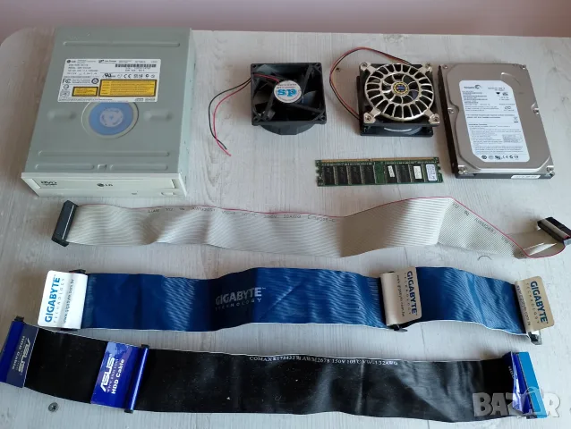 Компютърни компоненти - HDD 160Gb, DVD-ROM , RAM , cables, снимка 5 - Други - 56489087