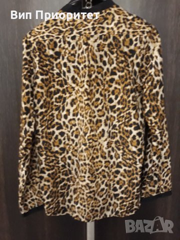 Турска чисто нова тигрова риза луксозна официална тънка  с дълъг ръкав, снимка 11 - Ризи - 37246892