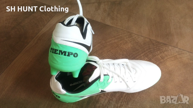 NIKE TIEMPO KIDS Football Leather Boots Размер EUR 39 / UK 6 детски бутонки естествена кожа 138-14-S, снимка 6 - Футбол - 52227419