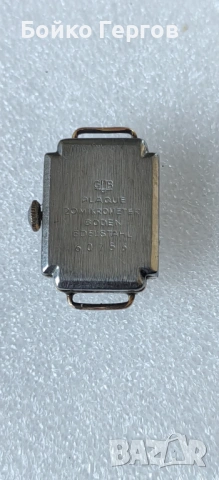 Немски-GDR / DDR Дамски Винтидж часовник GUB GLASHUTTE / SA-15 RUBIS. Позлатен 20MK.РАБОТИ ПЕРФЕКТНО, снимка 4 - Дамски - 54332456