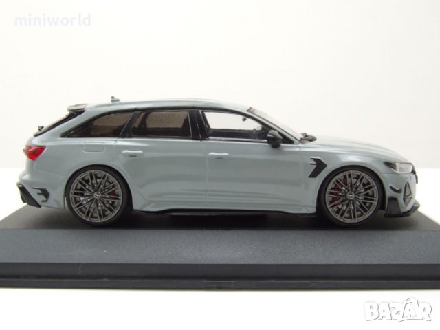 Audi Abt RS6-R Avant Kombi 2022 - мащаб 1:43 на Solido моделът е нов в PVC дисплей-кейс, снимка 12 - Колекции - 42727119