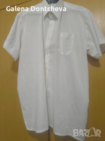 Подарявам мъжки ризи с къс ръкав голям размер, снимка 4 - Ризи - 54066841