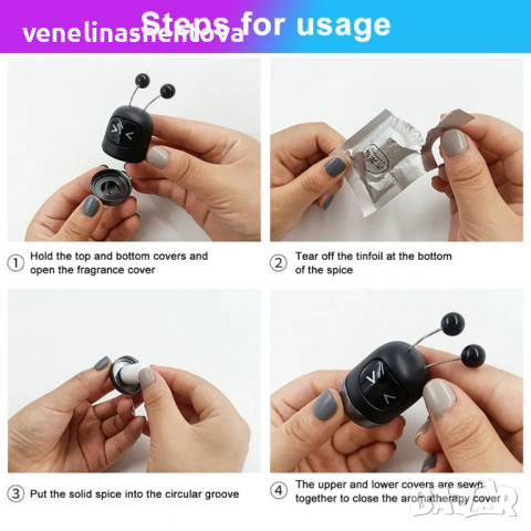 Супер забавен ароматизатор за кола АВТОМОБИЛ РОБОТ с 3 пълнителя, снимка 8 - Аксесоари и консумативи - 44550000