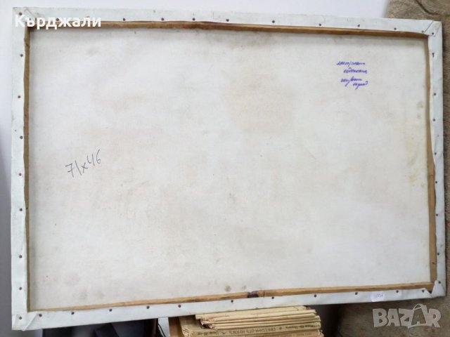 Прекрасна Стара Картина Авторска Подписана, снимка 7 - Картини - 42110528