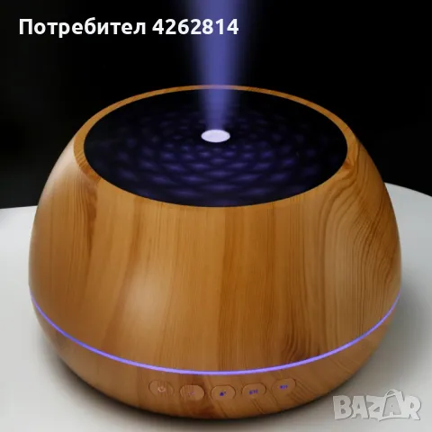 Дифузер, пречиствател на въздух и ароматизатор с LED светлини, снимка 3 - Други стоки за дома - 47534721