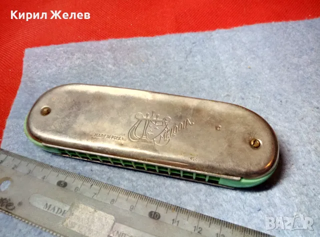 CAMPING MADE in POLAND MELODIA Стара КОЛЕКЦИОНЕРСКА РЯДЪК МОДЕЛ УСТНА ХАРМОНИКА 48341, снимка 14 - Антикварни и старинни предмети - 47607893