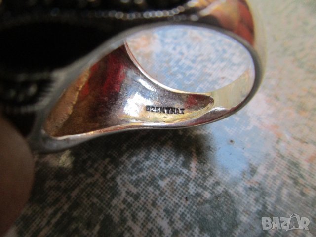 Сребърен лот с карнеол и марказити , снимка 14 - Бижутерийни комплекти - 37744123